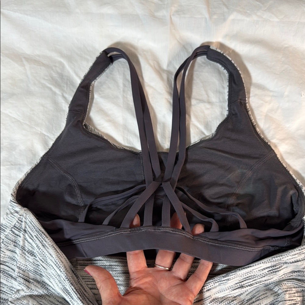 Women's Gray Sports Bra/Tank Top - Picture 5 of 6